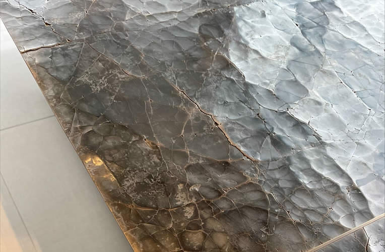 Bronze Cracked Dining Table